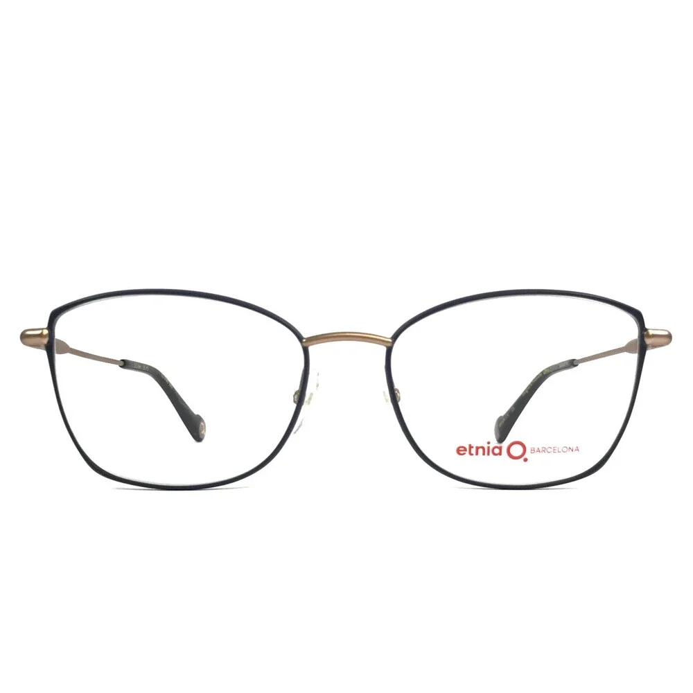 Etnia Barcelona Eyeglasses Frames DORIA BLPG Blue Pink Gold Cat Eye 55-18-142